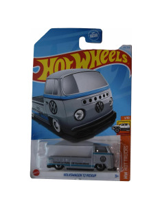 Hot Wheels Volkswagen T2 Pickup Hot Trucks 1:64 Gris/Azul