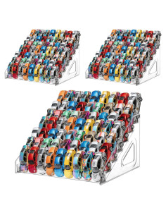 Estante de exhibición Hlimior para coches Hot Wheels 7 niveles