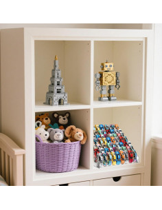 Estante de exhibición Hlimior para coches Hot Wheels 7 niveles 2