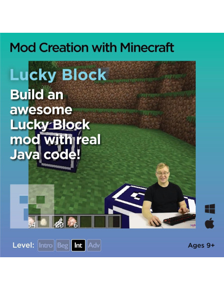 Curso de Programación en Java para Niños CodaKid - Minecraft 9+