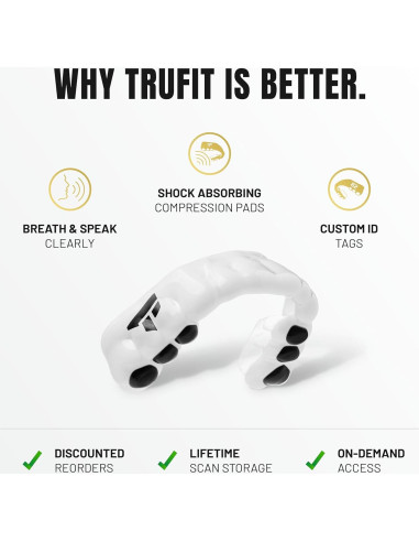 Protector Bucal Deportivo Personalizado TRUFIT - Fútbol, Boxeo, MMA