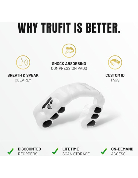 Protector Bucal Deportivo Personalizado TRUFIT - Fútbol, Boxeo, MMA