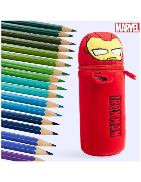 Conjunto de Lápices de Colores Marvel Spiderman 48 Pcs