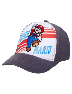 Gorra de béisbol Nintendo Super Mario 3D para niños 4-7 años