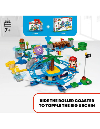 LEGO Super Mario Gran Paseo de Playa de Erizo Set 71400 - 536 Piezas