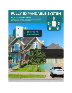 Alarma de Entrada Inalámbrica 1byone con Sensor PIR y Receptor 2