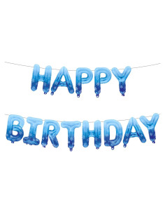 Globos de Cumpleaños Felices Heyiminy 40.64 cm Copos de Nieve