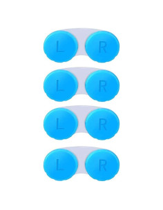Estuches de Lentes de Contacto KISEER - 4 Piezas Coloridos