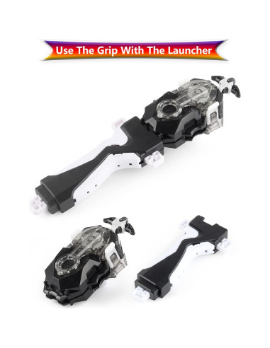 Bey Battling Tops Burst B-184 Lanzador Personalizado Negro