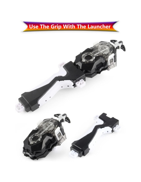 Bey Battling Tops Burst B-184 Lanzador Personalizado Negro