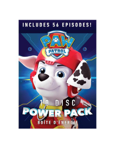 PAW Patrol Power Pack DVD 10 Discos Aventuras Animales