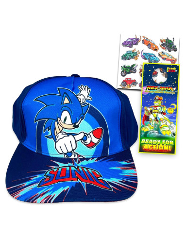Conjunto Gorra de Béisbol Sonic the Hedgehog para Niños