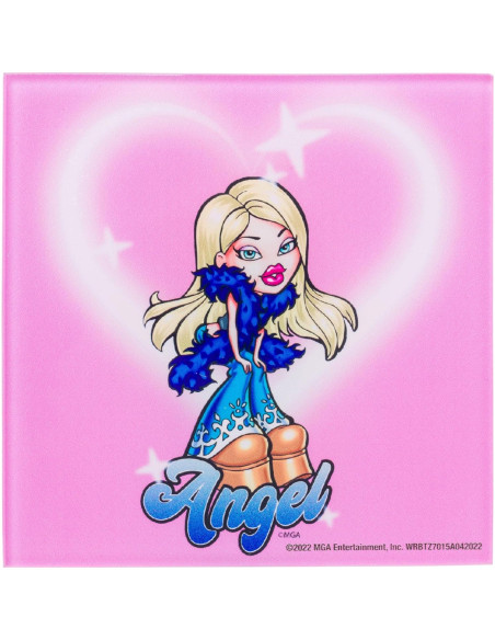 Conjunto de Posavasos de Vidrio Bratz 4 Piezas Silver Buffalo