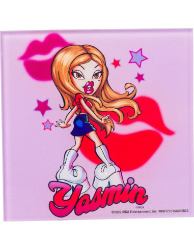 Conjunto de Posavasos de Vidrio Bratz 4 Piezas Silver Buffalo