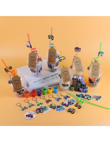 Conjunto de Fiesta Camiones Monstruo Kolewo4ever 244 Piezas