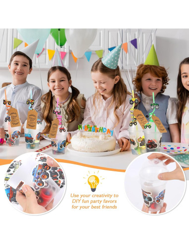 Conjunto de Fiesta Camiones Monstruo Kolewo4ever 244 Piezas