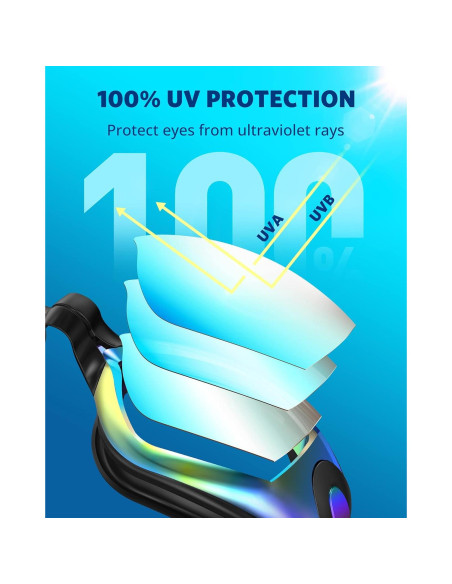 Gafas de natación Aegend Aqua, sin fugas, protección UV