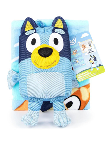 Juego de Toalla de Baño y Compañero Jay Franco Bluey 2 Piezas