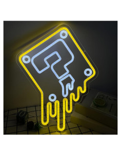 Luz de Neón LED Pounchi Derretido 42x31.4 cm Decoración