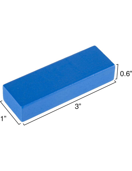 Juego de Bloques de Madera Hey! Play! 48 Piezas Colores