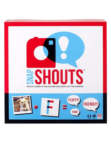 Juego de Cartas SnapShouts Mattel - Diversión Familiar Multijugador