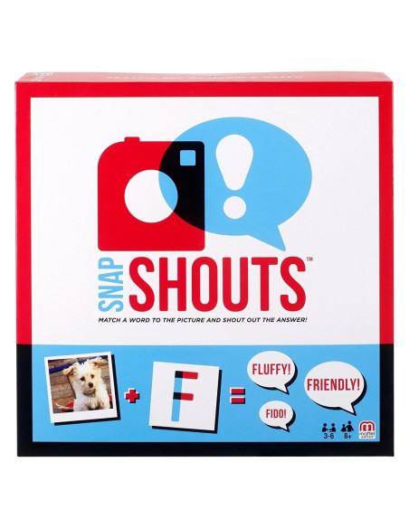 Juego de Cartas SnapShouts Mattel - Diversión Familiar Multijugador