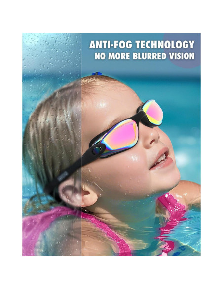 Gafas de natación Aegend para niños, 2 unidades, silicona