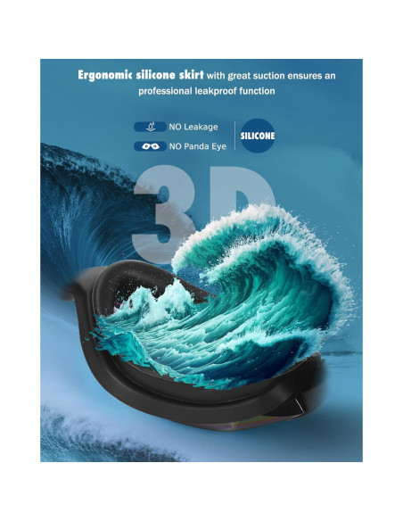 Gafas de natación Aegend para niños, 2 unidades, silicona