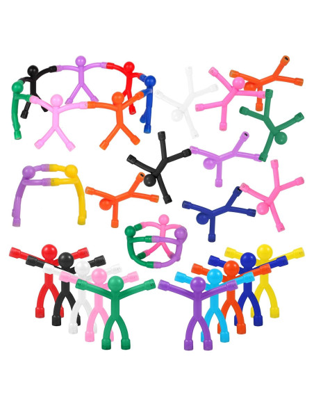 30 Piezas Juguetes Magnéticos BlissfulTie PVC Silicona
