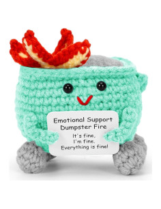 Muñeca de Ganchillo Fuego de Basura Keyrose 7x5x9cm