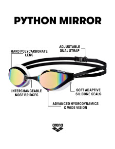 Gafas de Natación ARENA Racing Python Unisex Anti-Niebla 2
