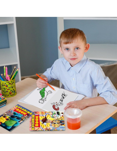 24 Libros para Colorear Fiesta Cumpleaños Juguetes TuoYing