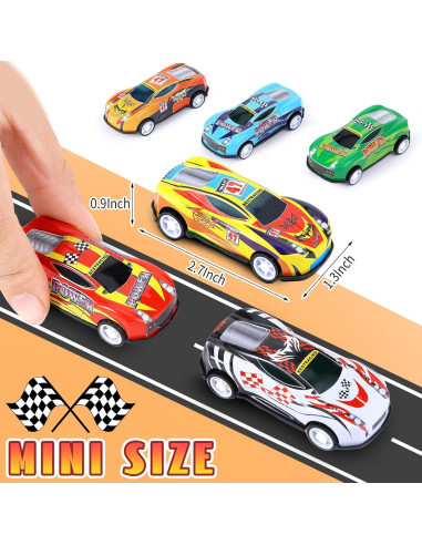 140 Coches de Retroceso DERTE para Niños Juguetes Educativos