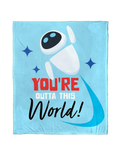 Manta de Toque de Seda Northwest Wall-E 127x152 cm San Valentín