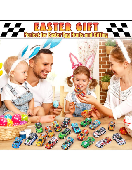 140 Coches de Retroceso DERTE para Niños Juguetes Educativos