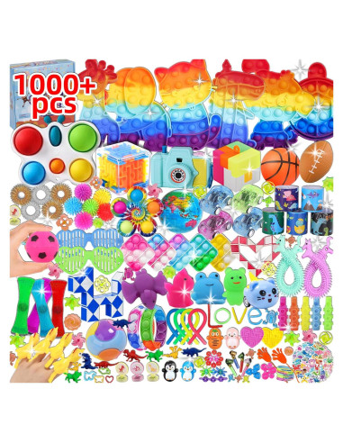 Set de 1000 Juguetes Antiestrés BILLFULL para Niños