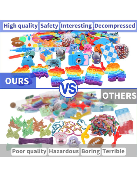 Set de 1000 Juguetes Antiestrés BILLFULL para Niños