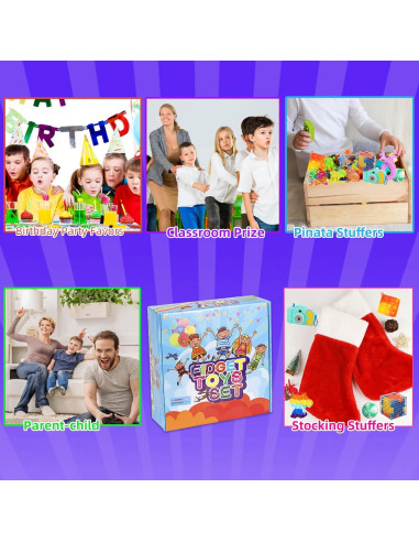 Set de 1000 Juguetes Antiestrés BILLFULL para Niños