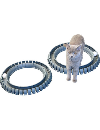 Juguete de Pista y Pelota Magic Cat para Gatos - 82 Piezas