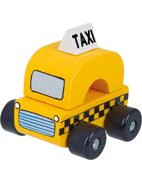 Set de 3 Vehículos de Madera Coloridos Orange Tree Toys