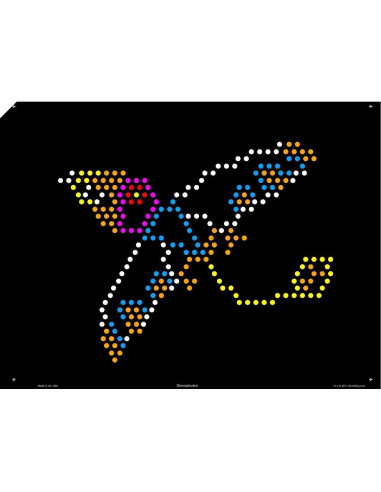 Plantillas de recarga IllumiPeg para Lite Brite Original 10 hojas