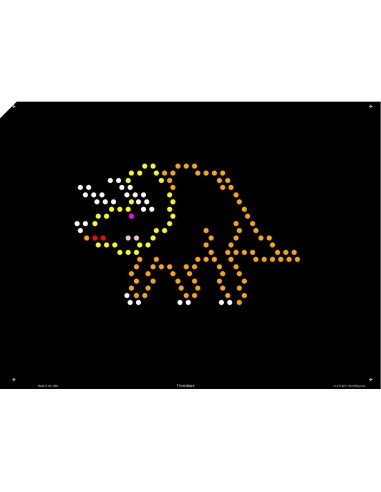 Plantillas de recarga IllumiPeg para Lite Brite Original 10 hojas