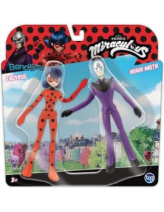 Figuras de Acción Flexibles Bend-Ems TCG - Superhéroes Milagrosos 2