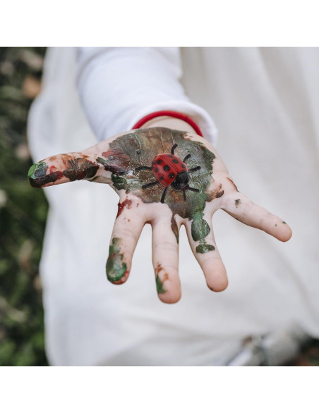 30 Piezas de Mariquitas de PVC Toyvian para Decoración y Bromas