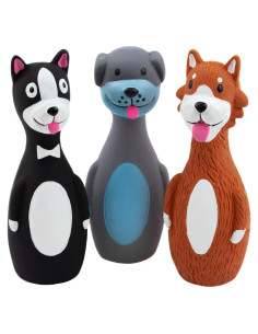 Juguetes de Perro de Láttex Chiwava - Paquete de 3 Interactivos