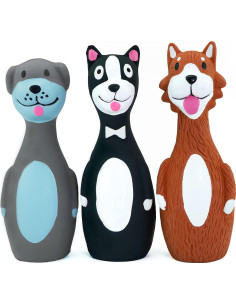 Juguetes de Perro de Láttex Chiwava - Paquete de 3 Interactivos 2