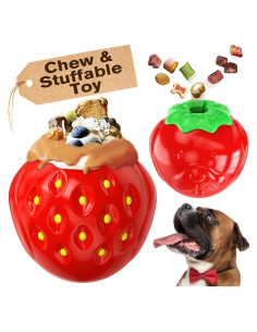 Juguete Masticable para Perros TLKNG Fresa Grande 321g