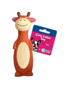 Juguete para Perros Mi Mascota y Yo Vaca Naranja 15.24 cm