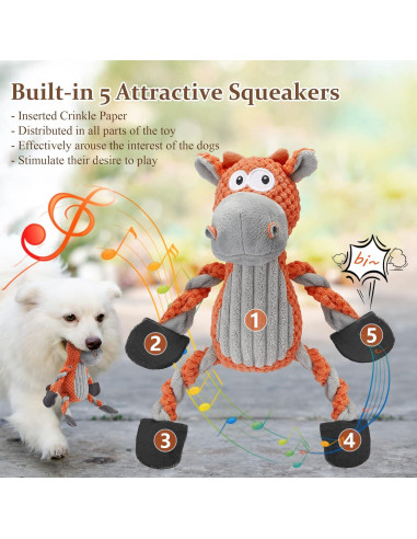 Juguete de Peluche para Perros Senneny con Squeaker 35.8cm