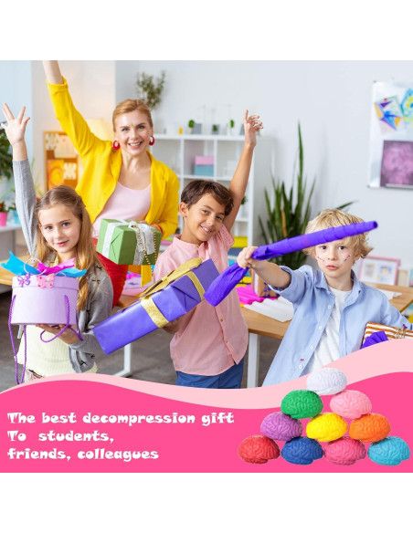 Bolas de Estrés Cerebrales Skylety 100 Pcs 10 Colores Mini Bolas de Estrés Cerebrales Skylety 100 Pcs 10 Colores Mini